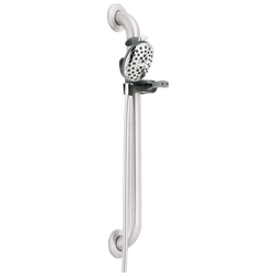 Palm® 4-Setting Slide Bar / Grab Bar Hand Shower