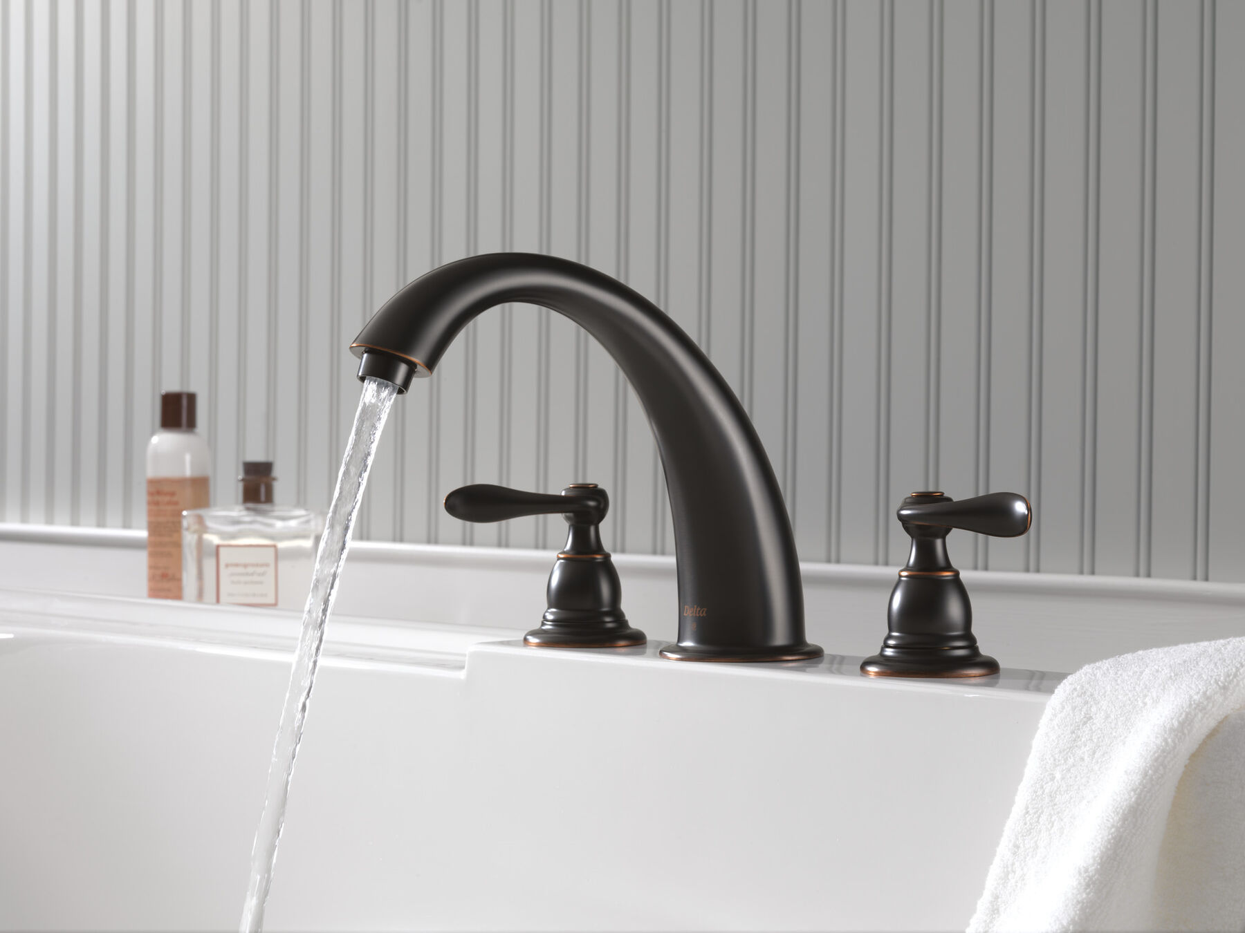 Roman Tub Trim in Oil Rubbed Bronze BT2796-OB | Delta Faucet 