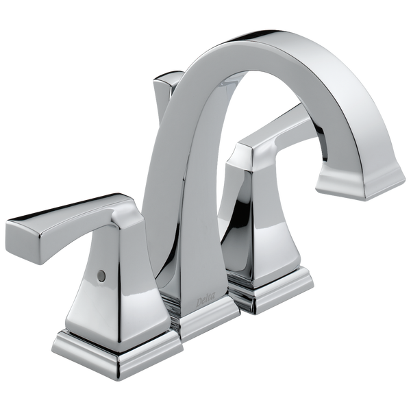 Two Handle MiniWidespread Bathroom Faucet in Chrome 4551 Delta Faucet