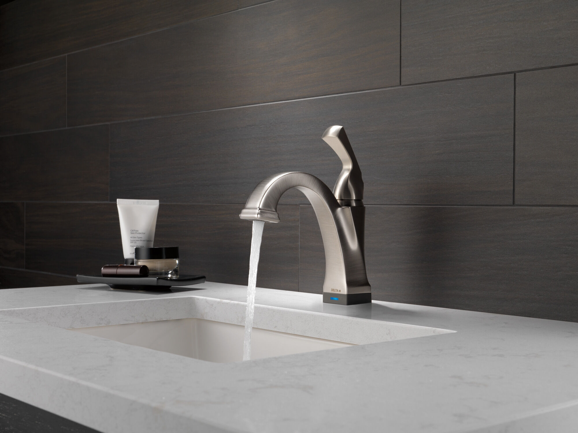Touch2O® Bathroom Faucet with Touchless Technology in Stainless