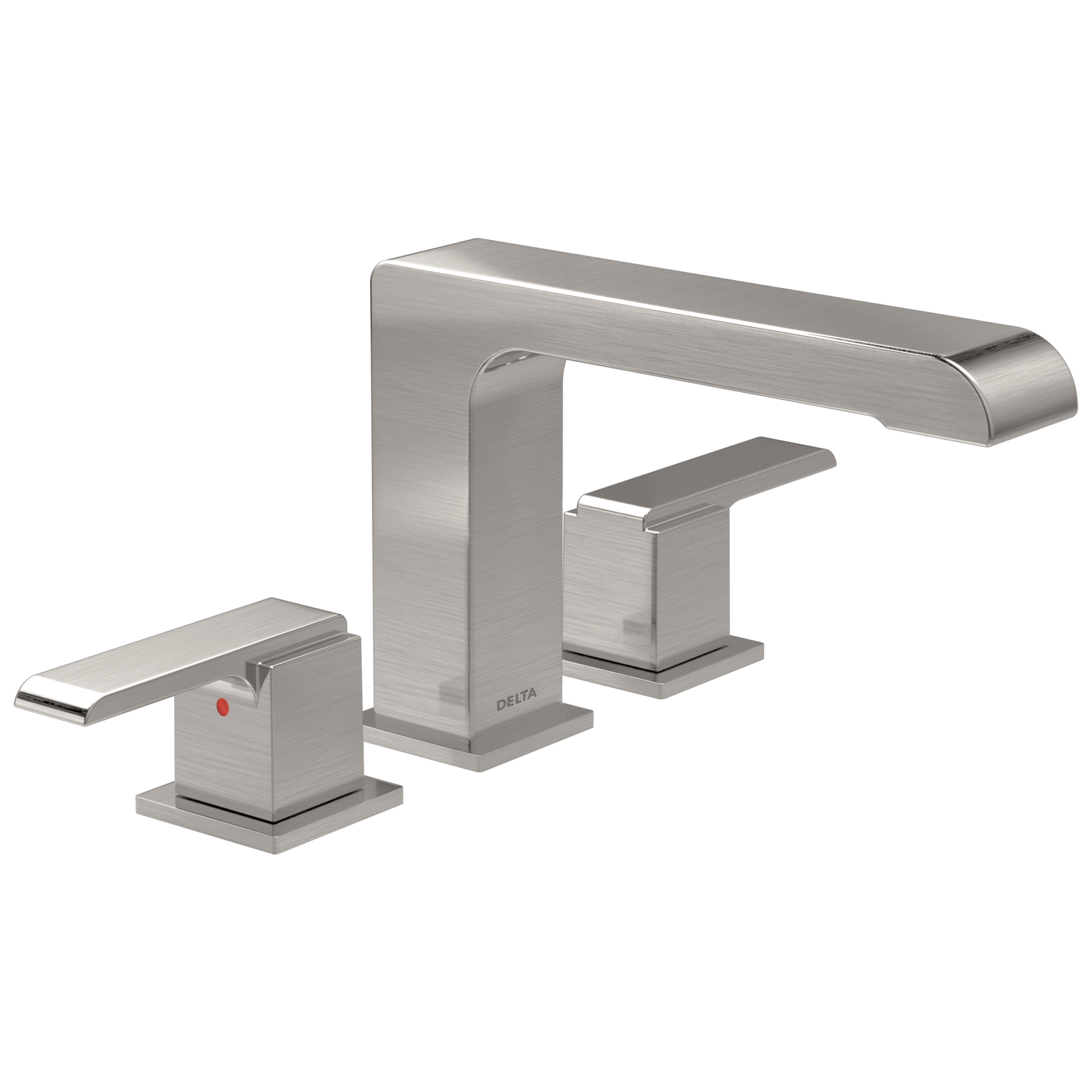 Delta Faucet T2777-SS 3穴ローマンタブトリム デッキマウント ダイバーターなし ステンレス 並行輸入品