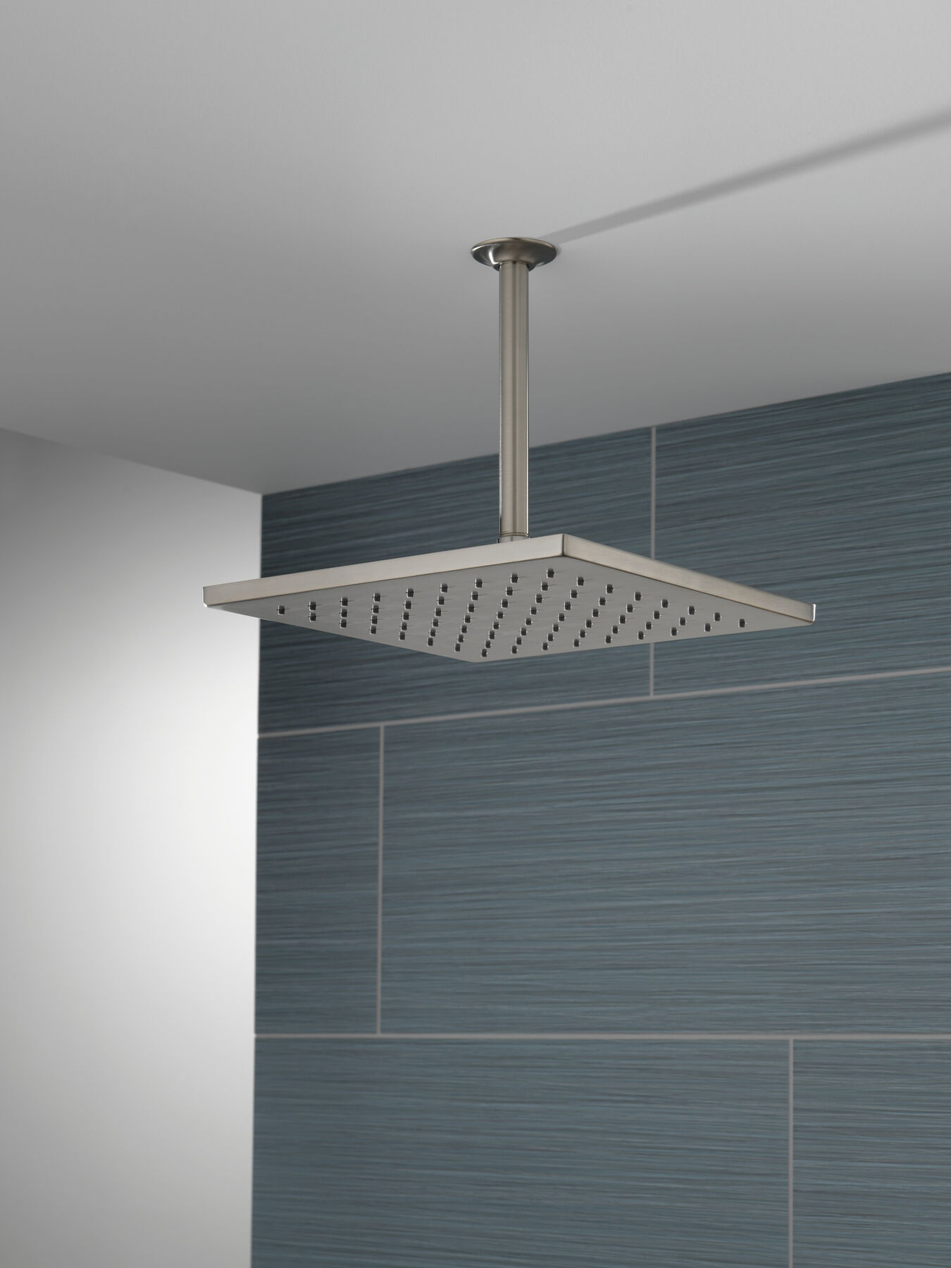 SingleSetting Metal Raincan Shower Head in Stainless 52159SS Delta