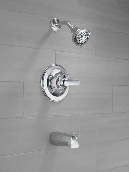 Monitor(R) 13 Series Tub and Shower Complete Rough and Trim in Chrome  134900-A | Delta Faucet