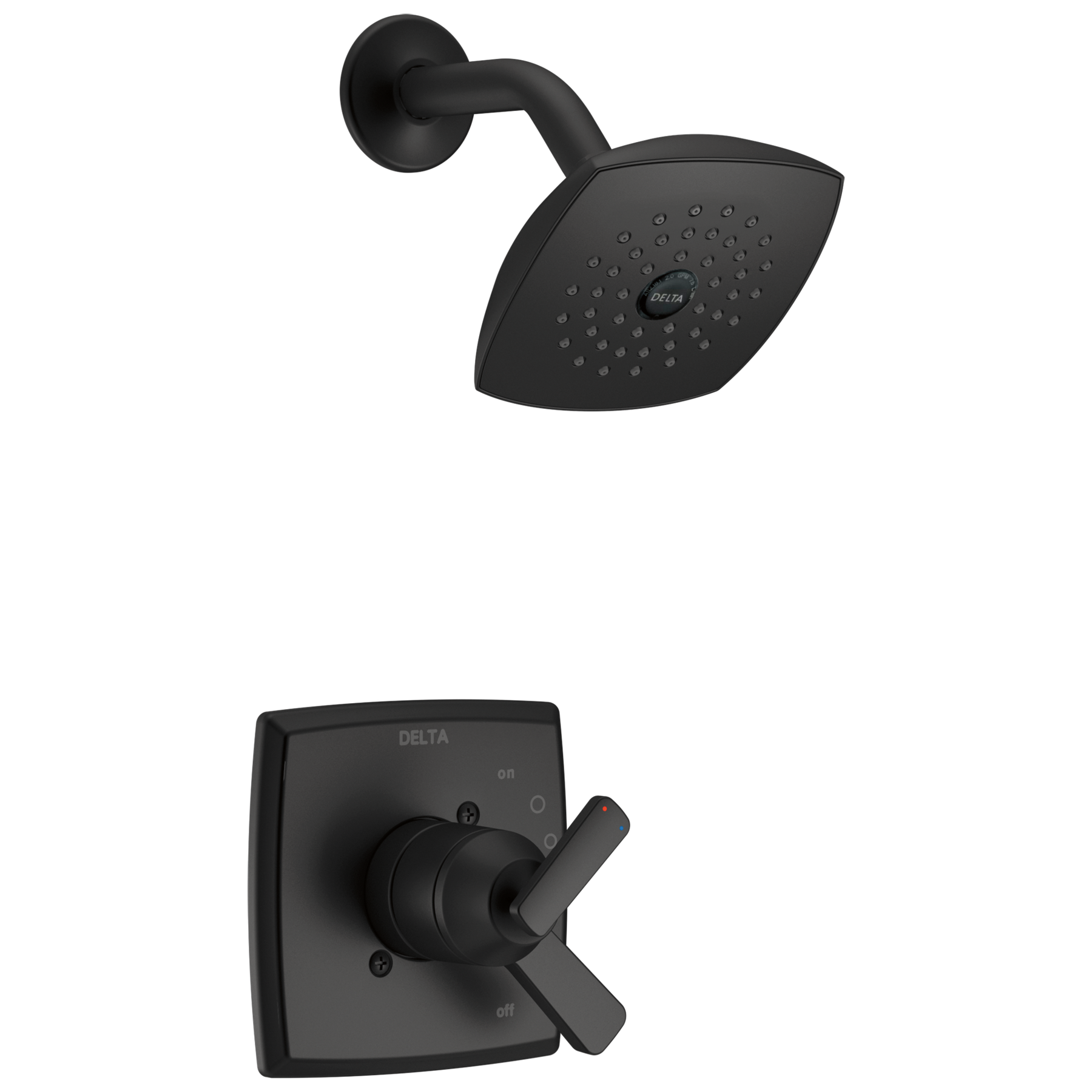 Monitor® 17 Series Shower Trim in Matte Black T17264-BL | Delta Faucet 