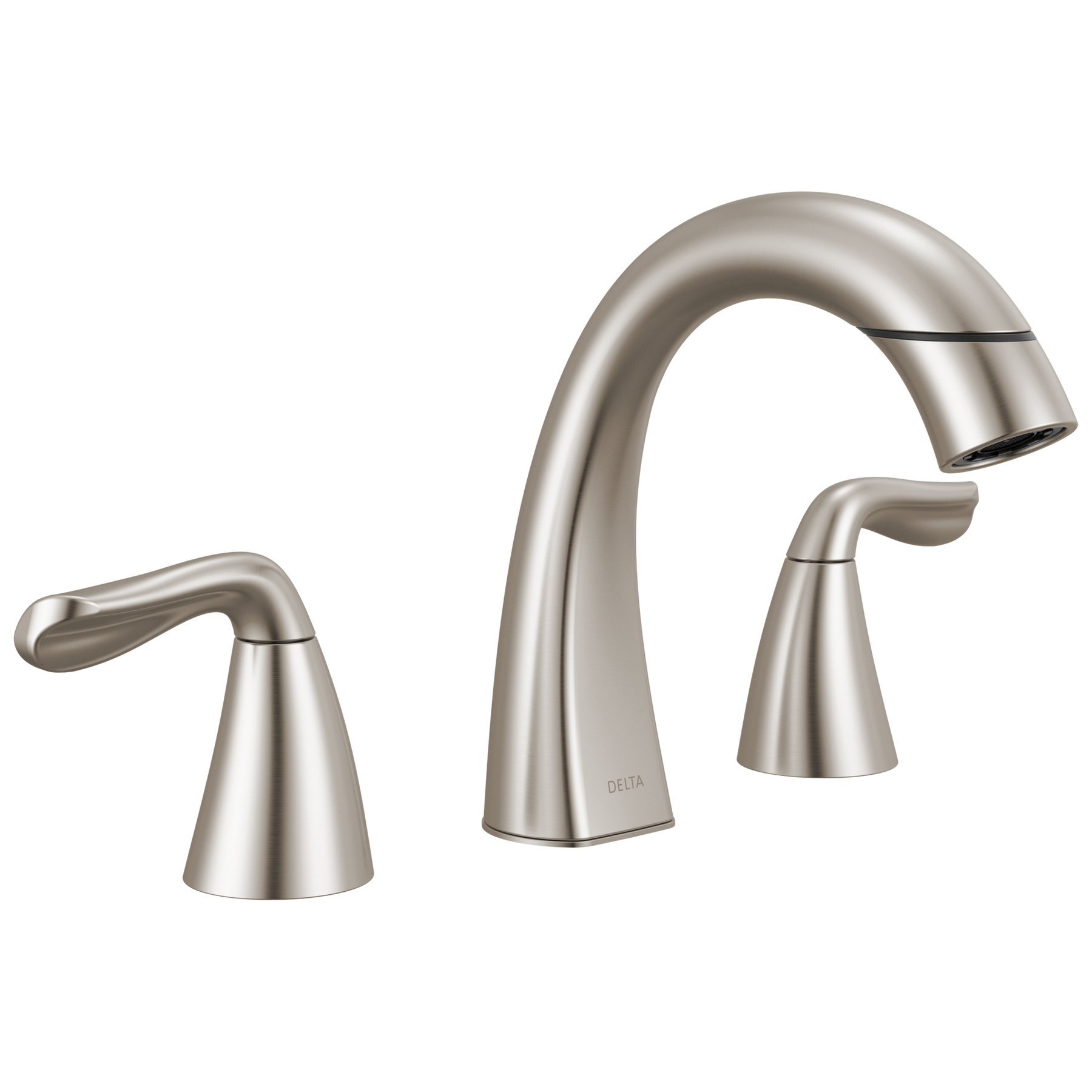 Two Handle Widespread Pull-Down Bathroom Faucet in Spotshield Brushed Nickel 35840LF-SPPD ...