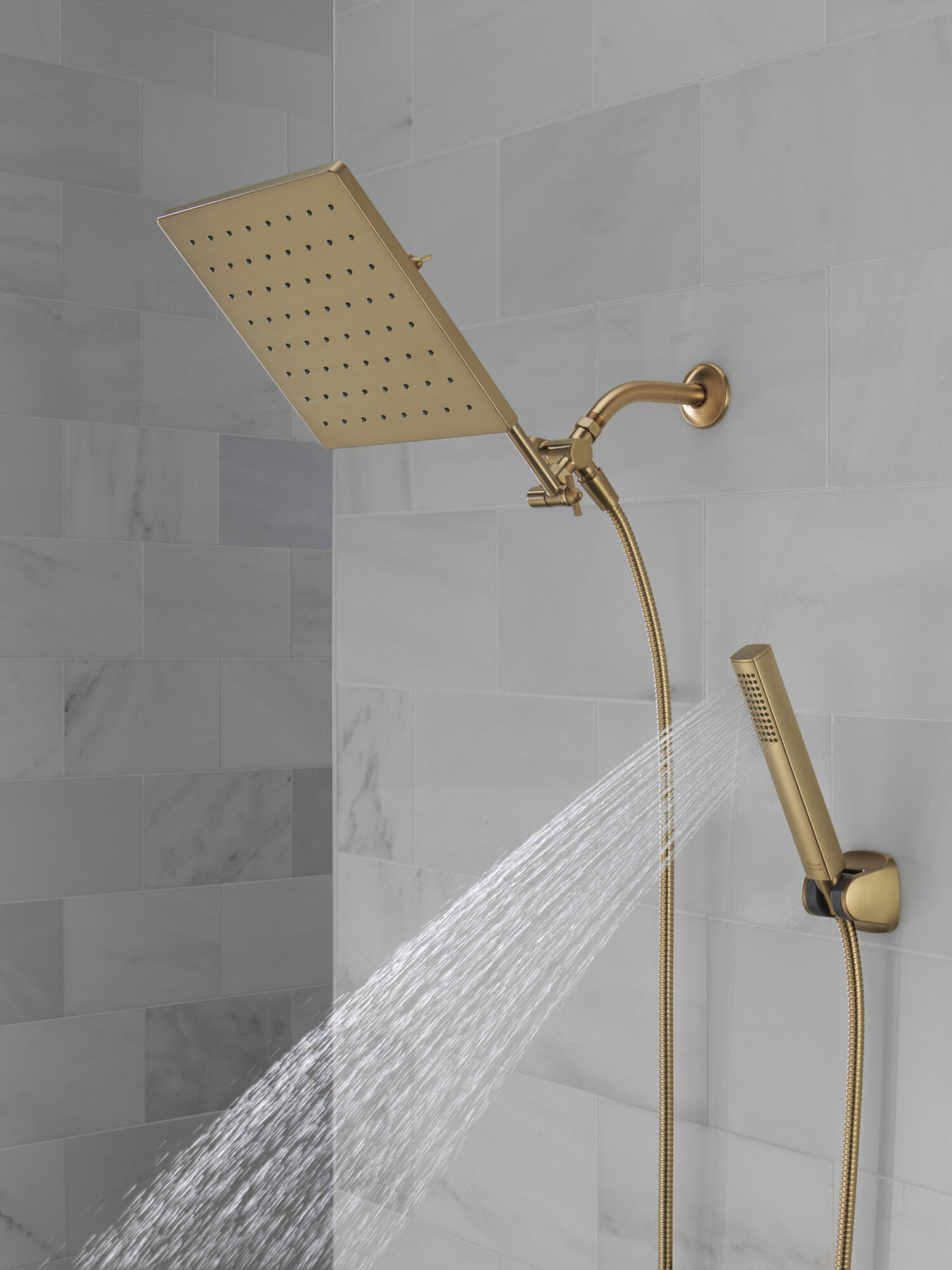 10 inch Raincan Shower Head & Hand Held Combo with Adjustable