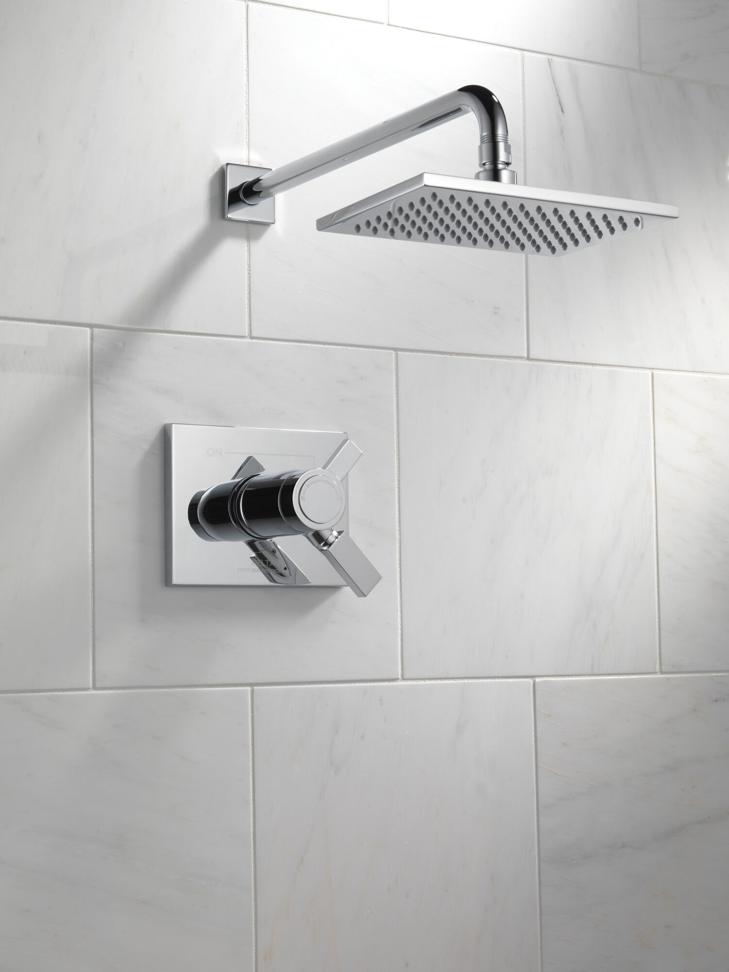 Delta T17T274-BL Zura Duscharmatur – Mattschwarz, Mit TempAssure Technologie, Thermostat, Pause-Funktion