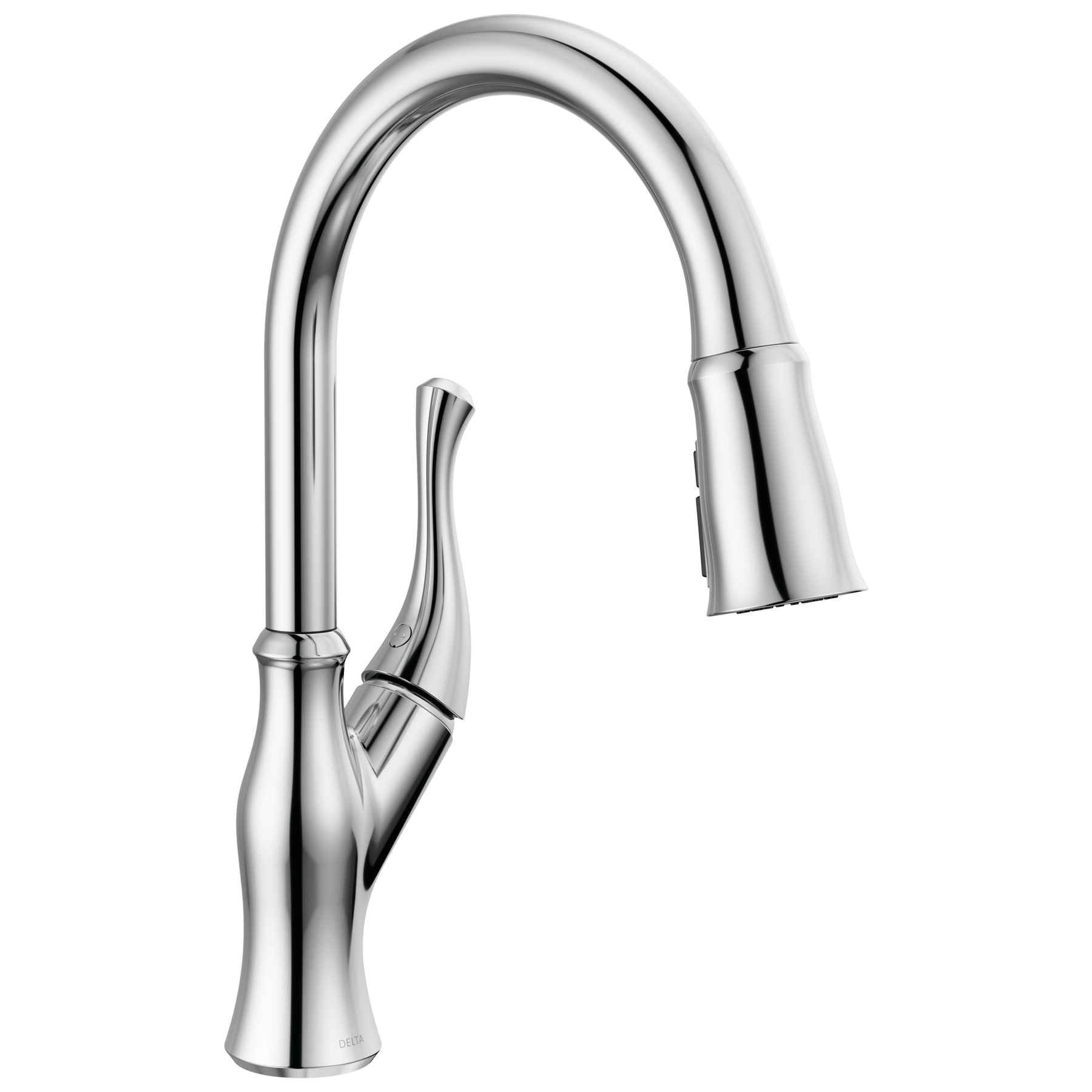 Single-Handle Pull-Down Kitchen Faucet in Chrome — image 1