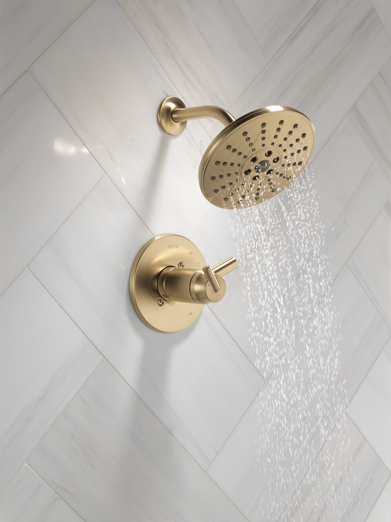 TempAssure® 17T Series Shower Trim in Champagne Bronze