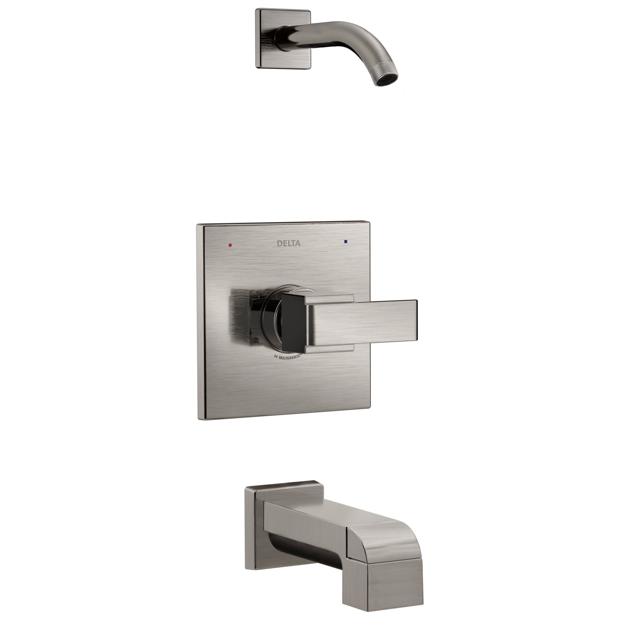 Delta Faucet Ara Monitor 14 Series Tub & Shower Trim - Less Head - Stainless