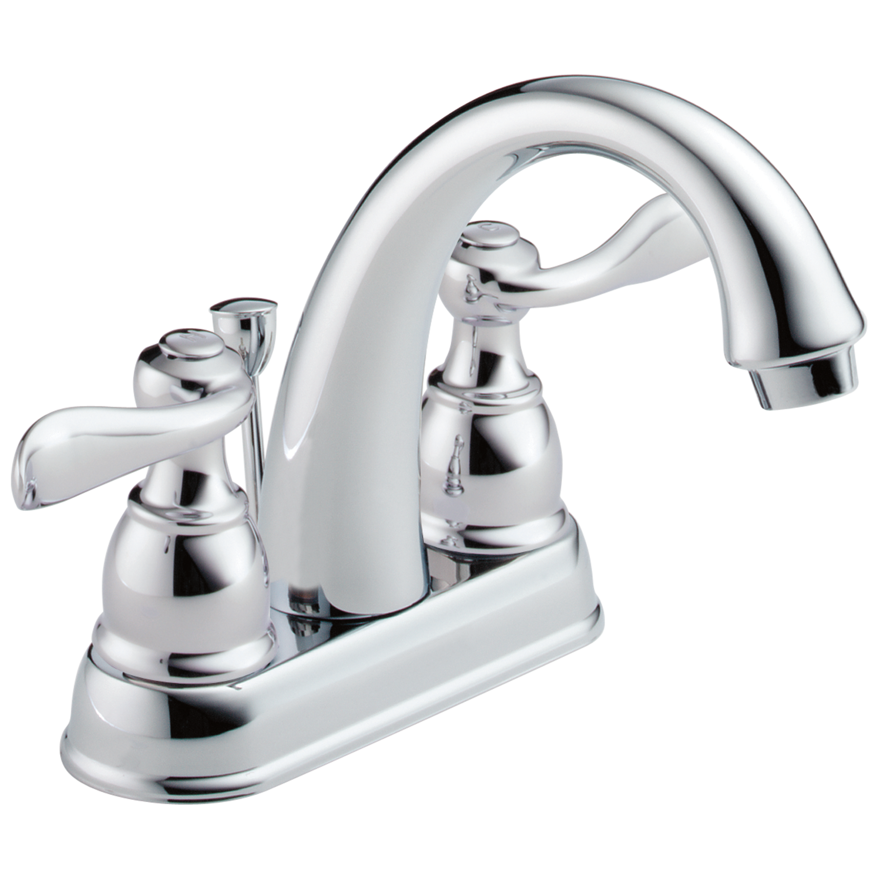 Two Handle Centerset Bathroom Faucet in Chrome B2596LF | Delta Faucet