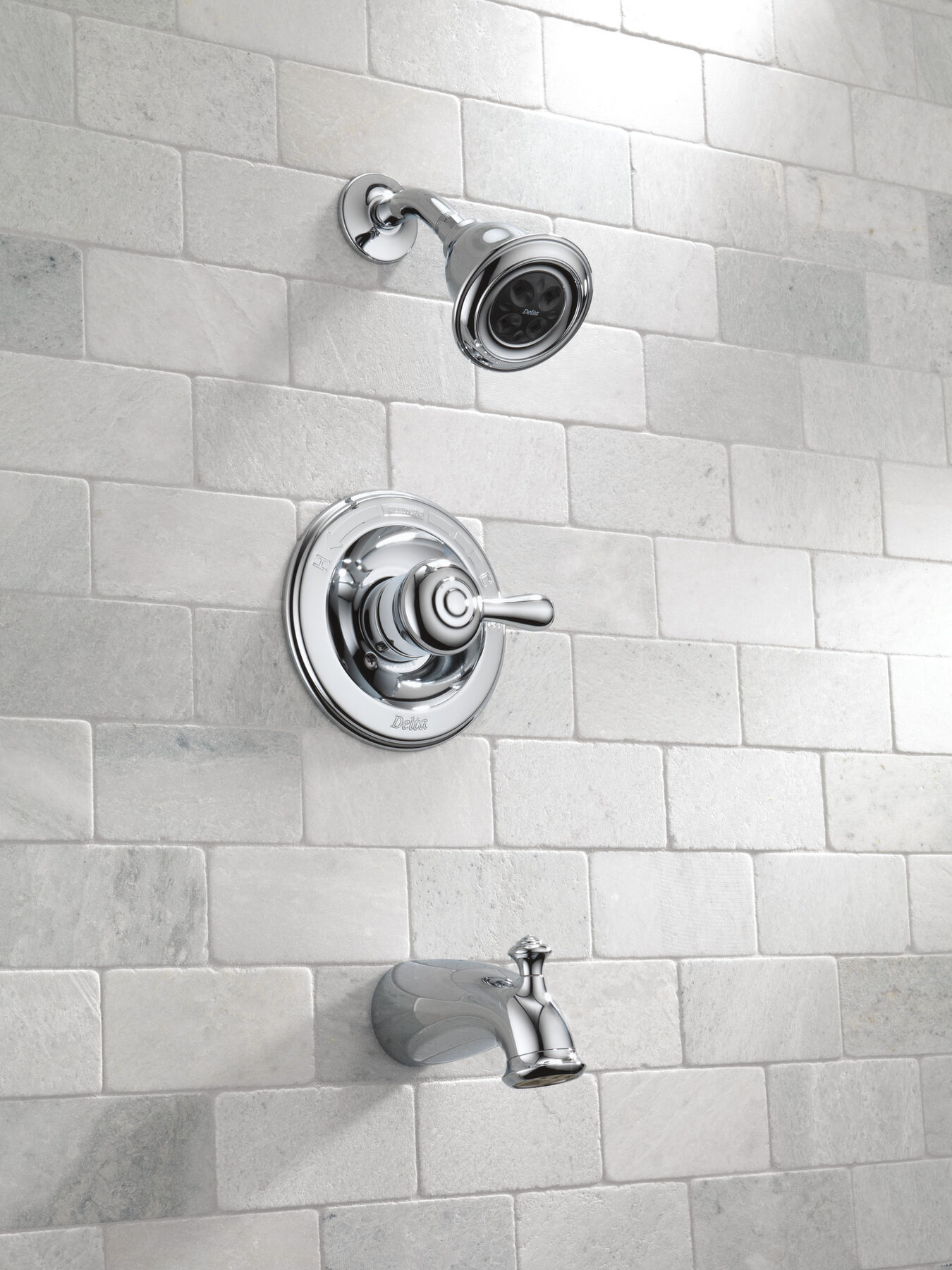 Metal Lever Handle Kit - Tub & Shower in Chrome H778 | Delta Faucet
