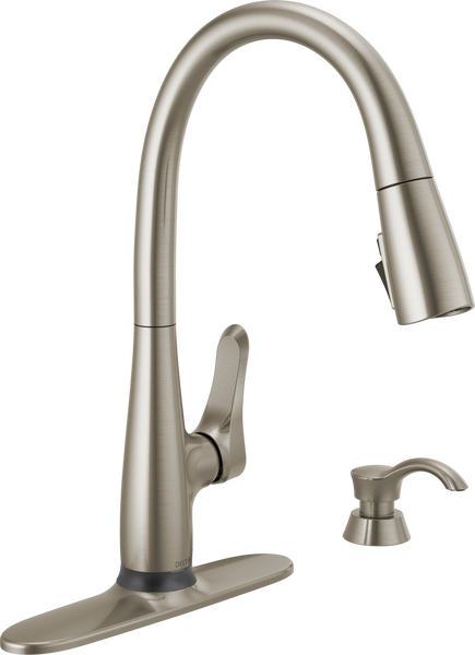 Dunsley Single Handle Pull-Down Kitchen Faucet with Touch2O® and