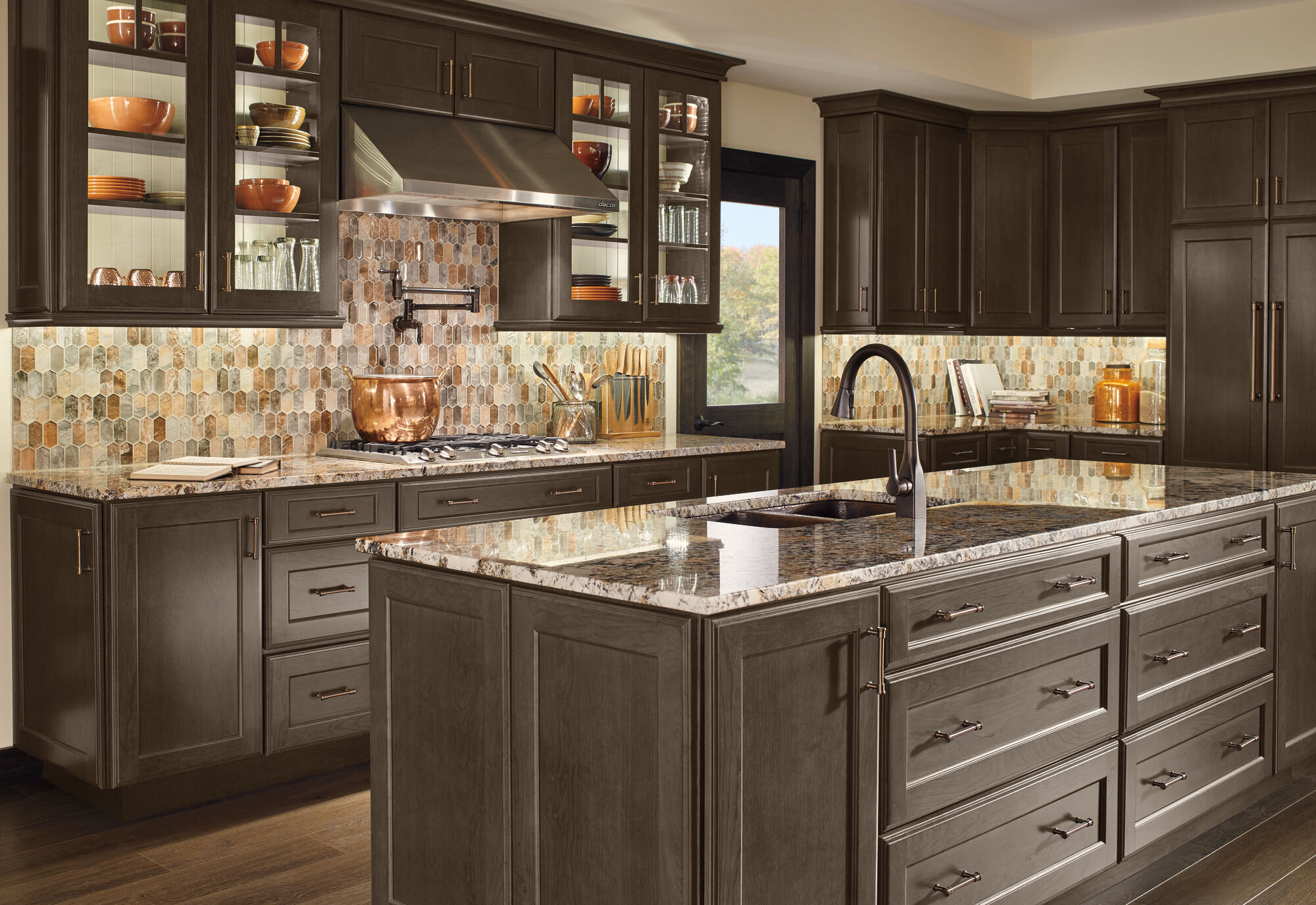 dewスペリア3点セット Single Handle Pull-Down Kitchen Faucet with Soap Dispenser and