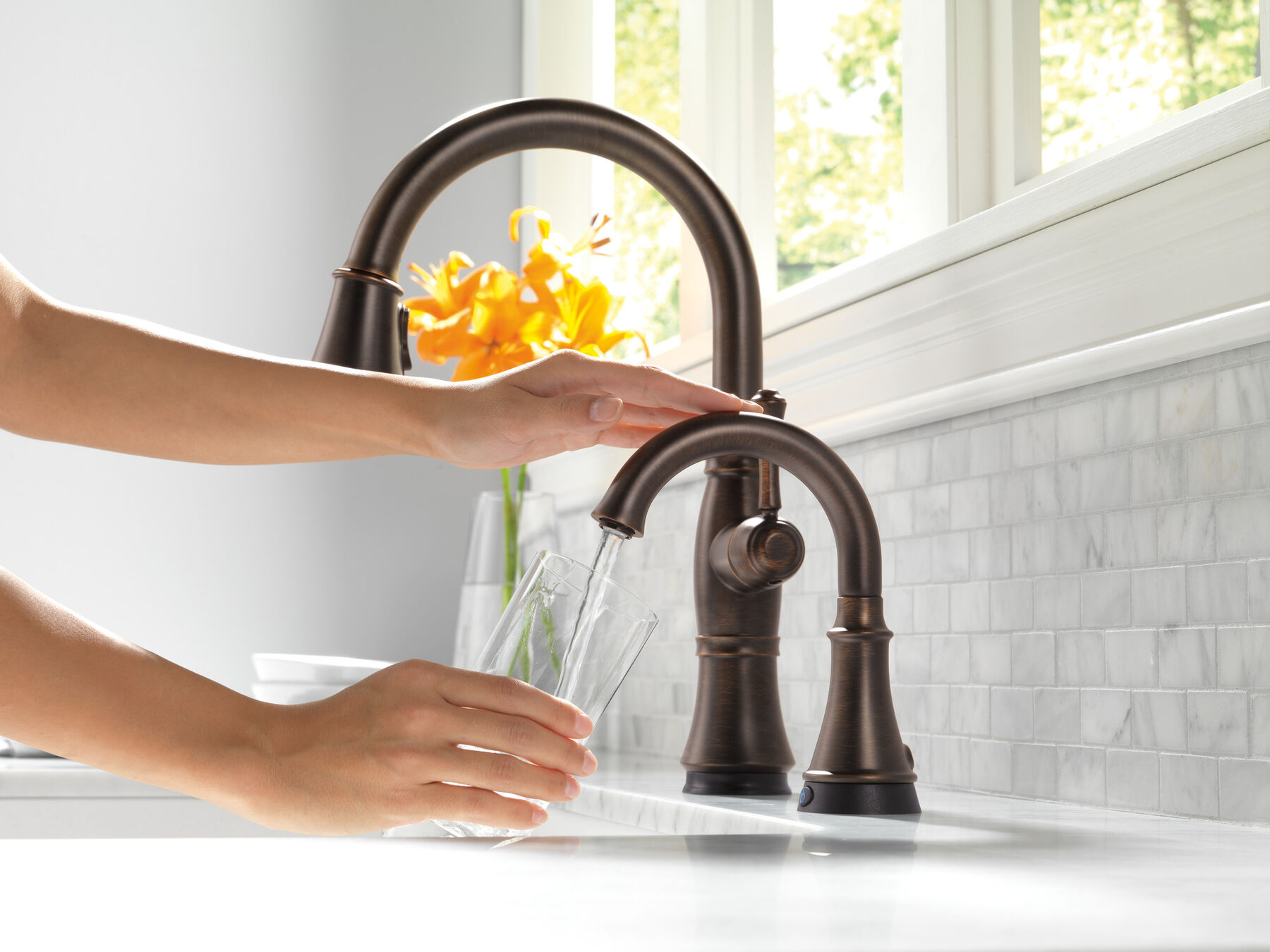 Single Handle Pull-Down Kitchen Faucet with Touch<sub>2</sub>O&reg; and ShieldSpray&reg; Technologies