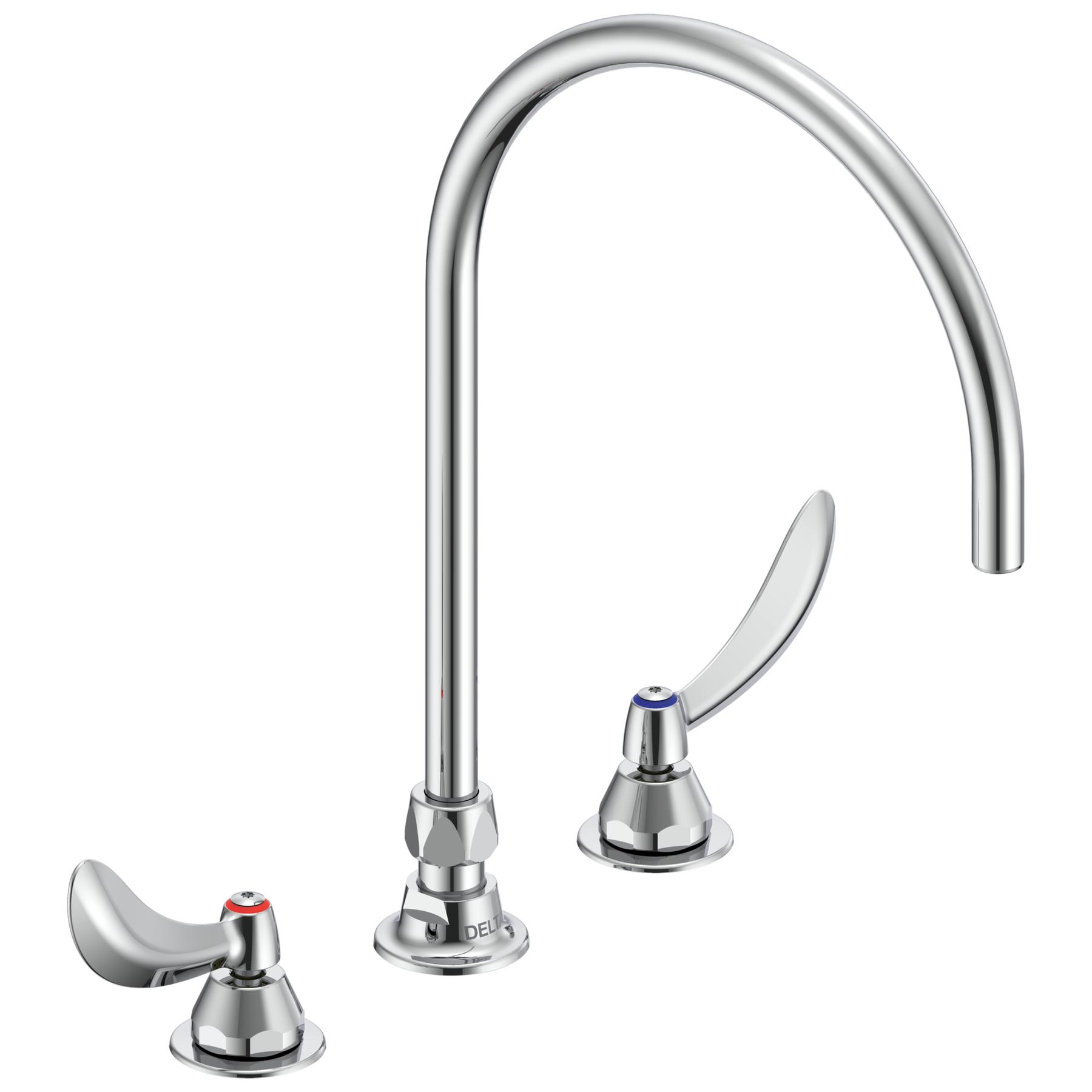 Two Handle 8 In Below Deck-Mount Faucet in Chrome 27C2974-R7