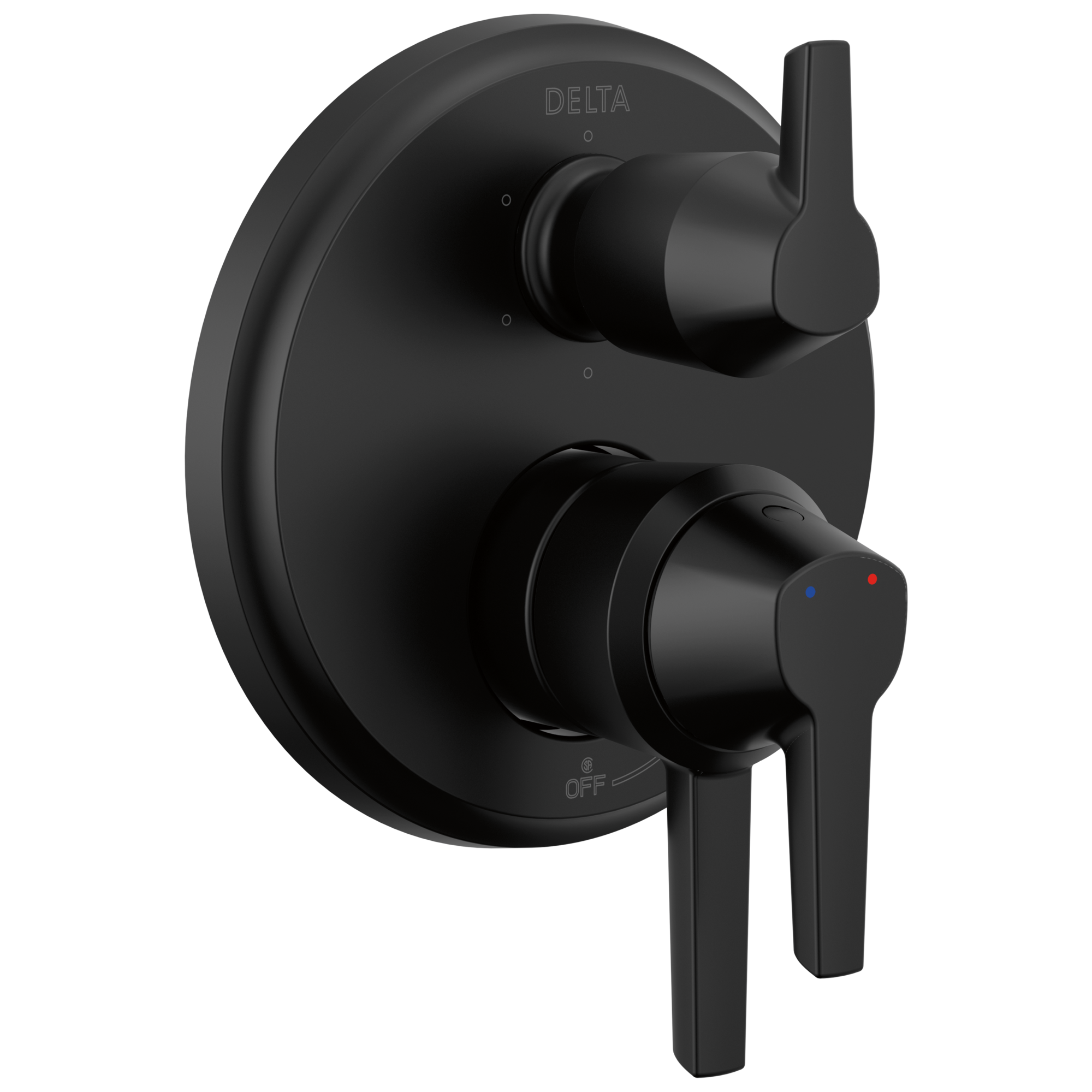 Delta Faucet GaleonE 17S Integrated Diverter Trim - 6 Setting - Matte Black