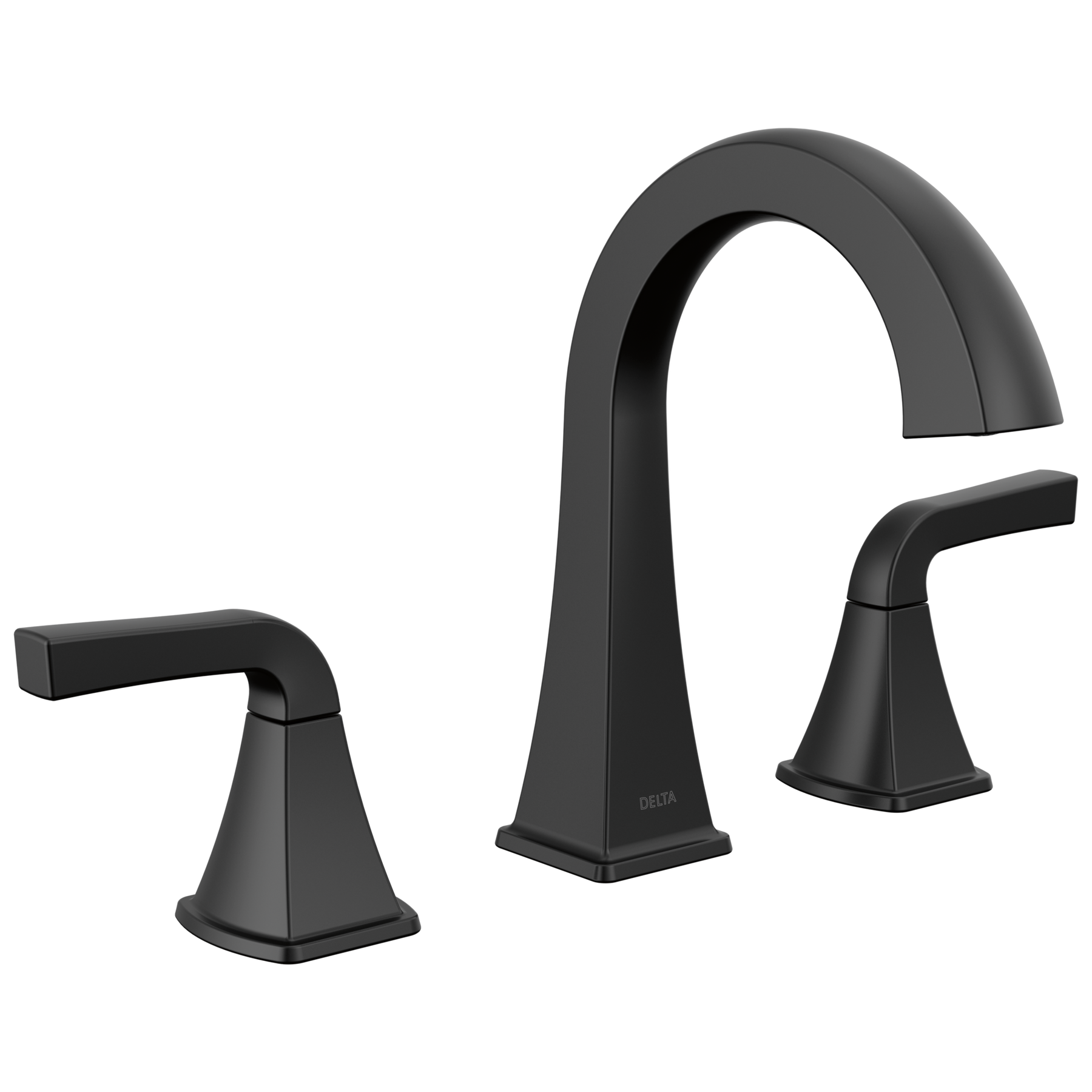 Two Handle Widespread Bathroom Faucet in Matte Black 35854LF-BL