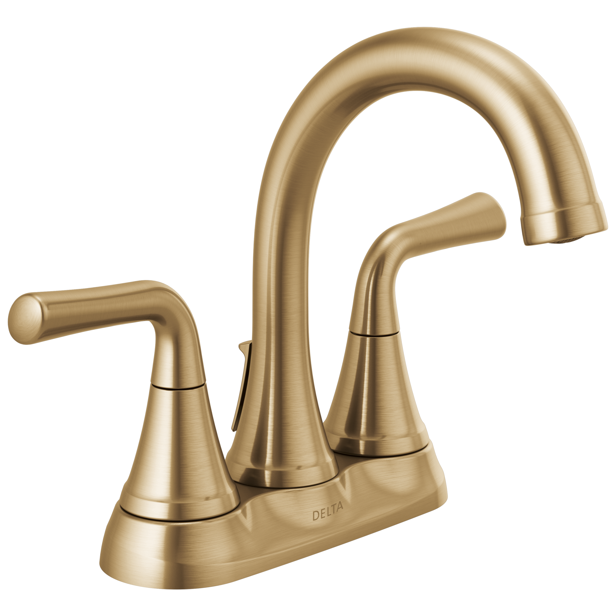 Delta Faucet Kayra™ Centerset Bathroom Faucet - Two Handle - 1.2 GPM in Champagne Bronze