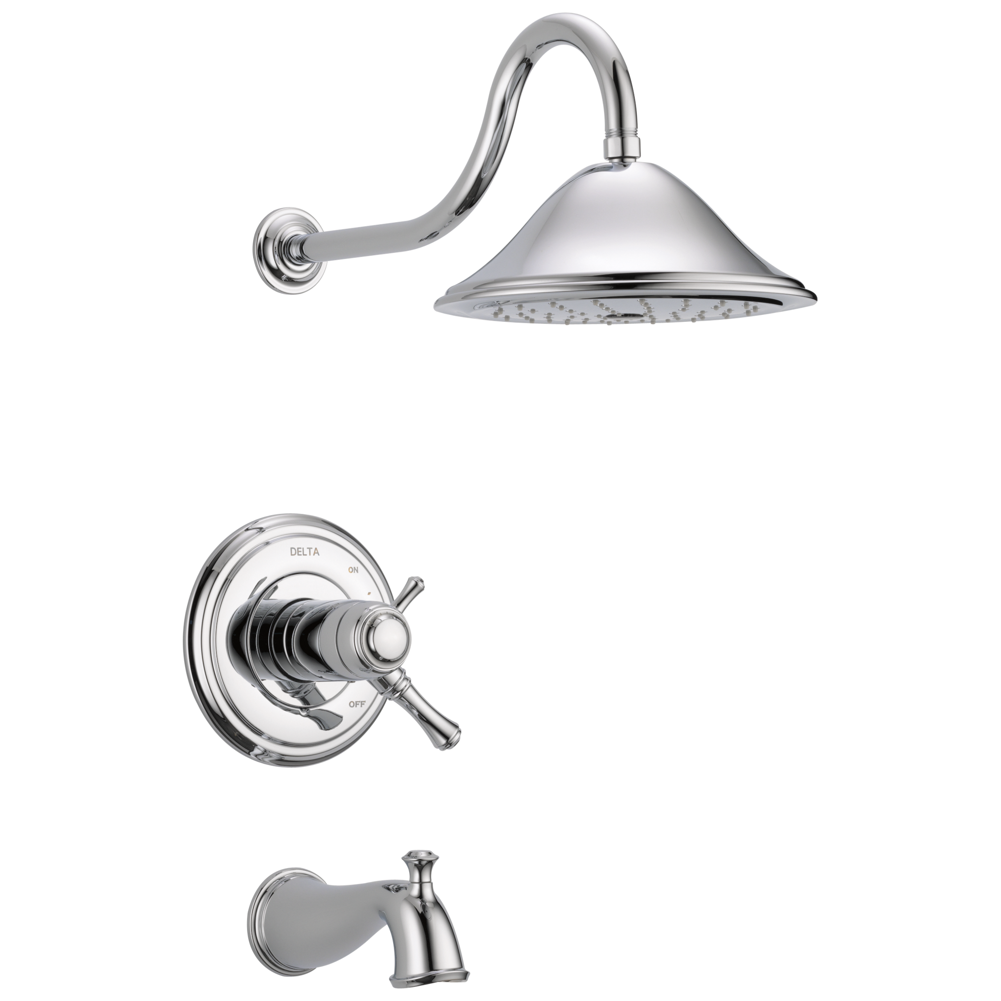 Delta Faucet CassidyE TempAssure 17T Series Tub & Shower Trim - Chrome