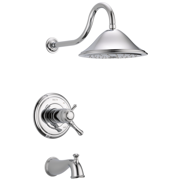 TempAssure® 17T Series Tub & Shower Trim in Chrome T17T497 | Delta
