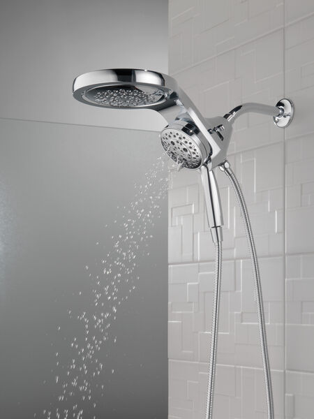 HydroRain® H<sub>2</sub>Okinetic® 5-Setting Two-in-One Shower Head, image 22