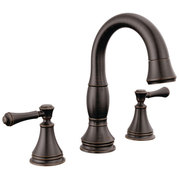 Two Handle Widespread Pull Down Bathroom Faucet in Venetian Bronze