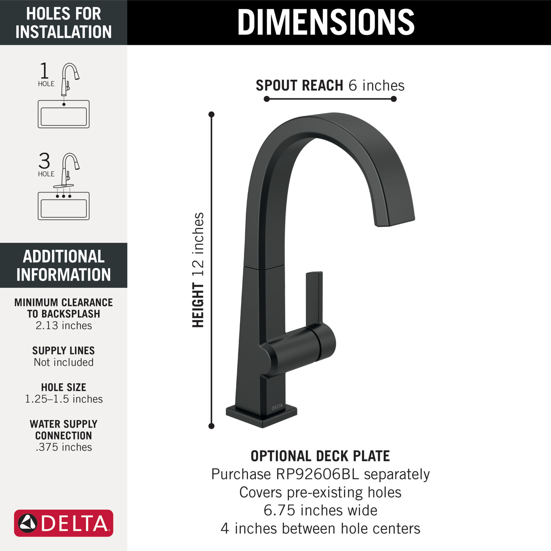 Single Handle Bar Faucet