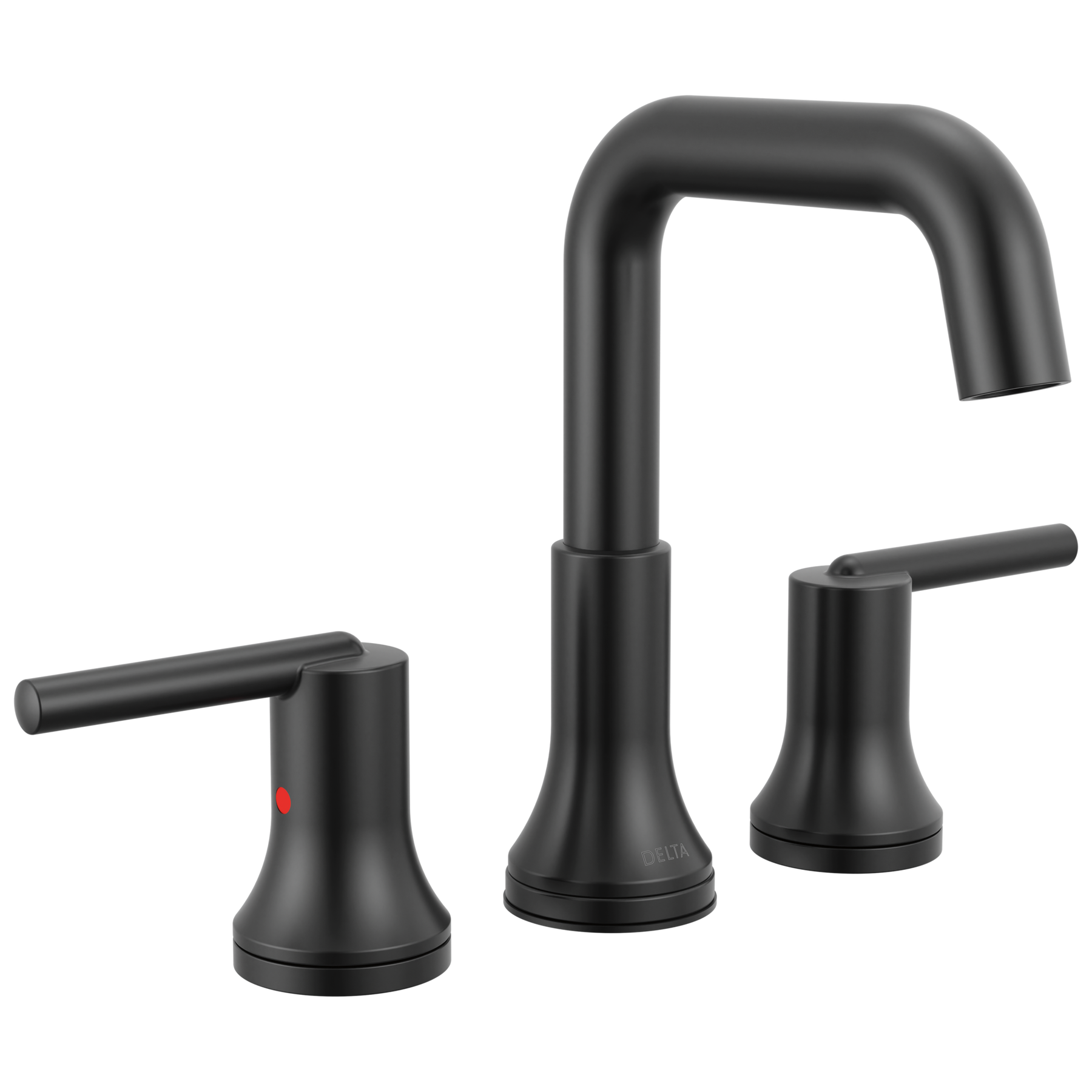 Two Handle Widespread Bathroom Faucet in Matte Black 3554-BLMPU
