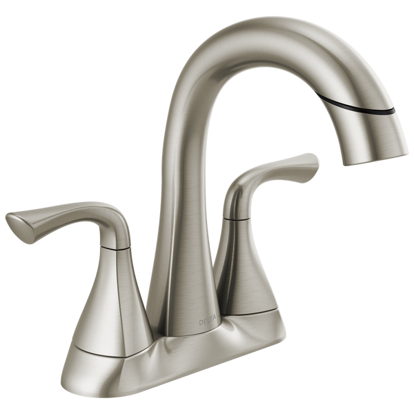 Two Handle Centerset Pull-Down Bathroom Faucet