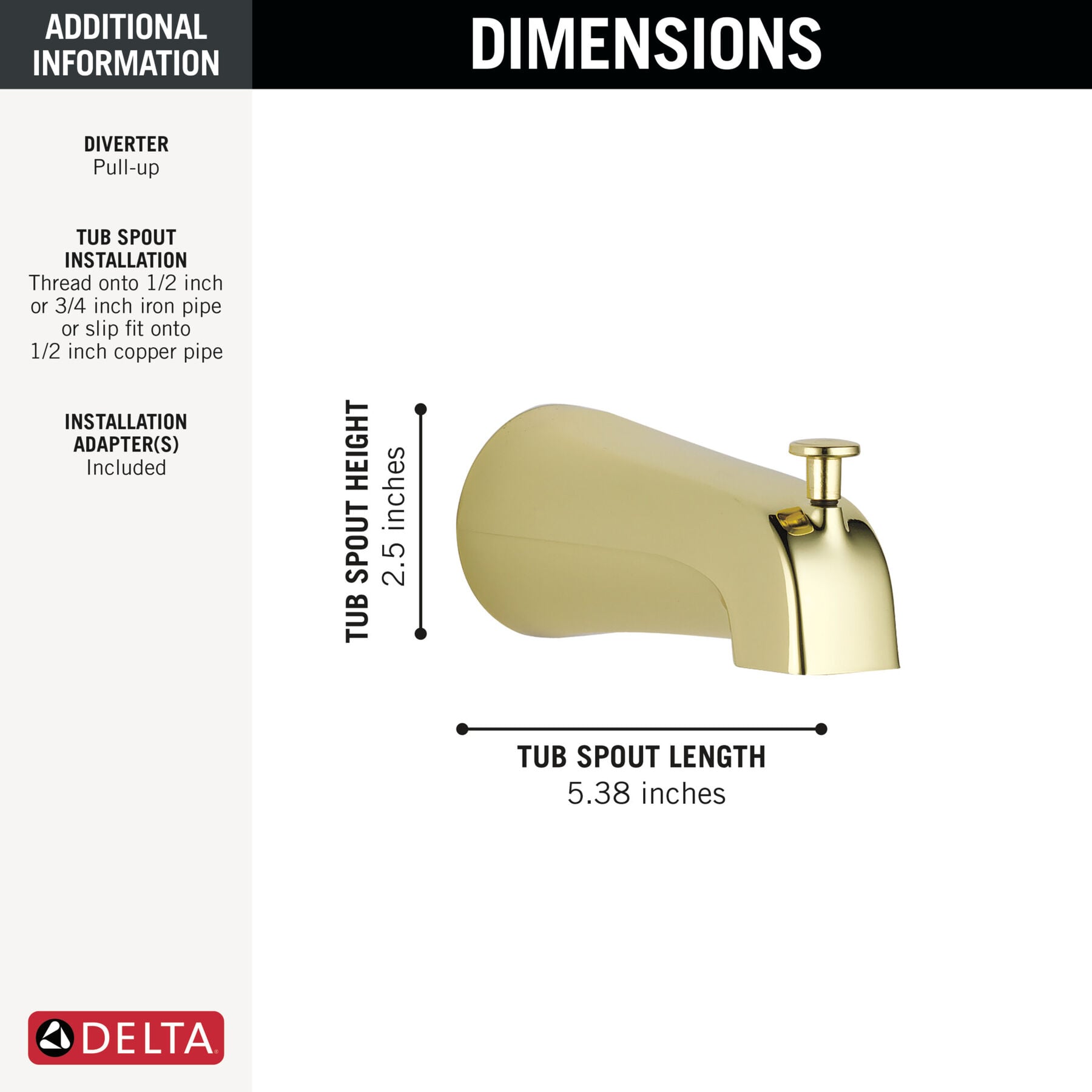 Diverter Tub Spout