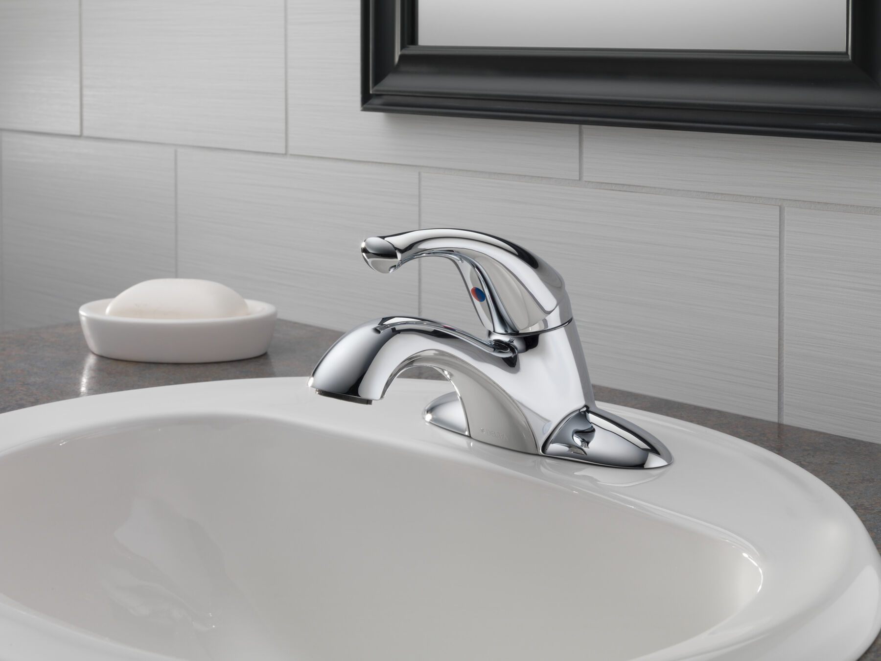 Single Handle Centerset Bathroom Faucet