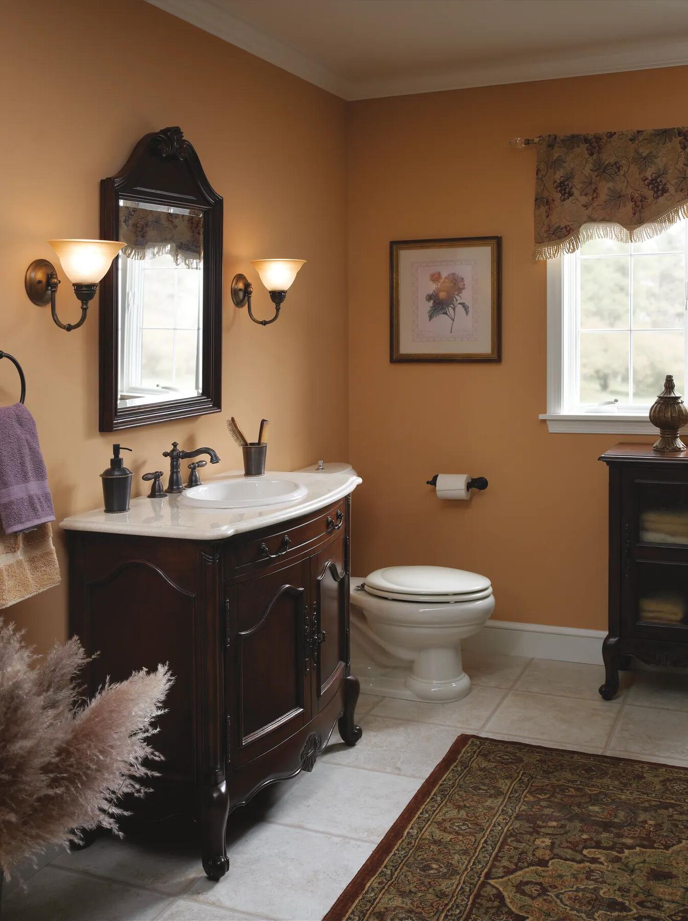 Two Handle Widespread Bathroom Faucet