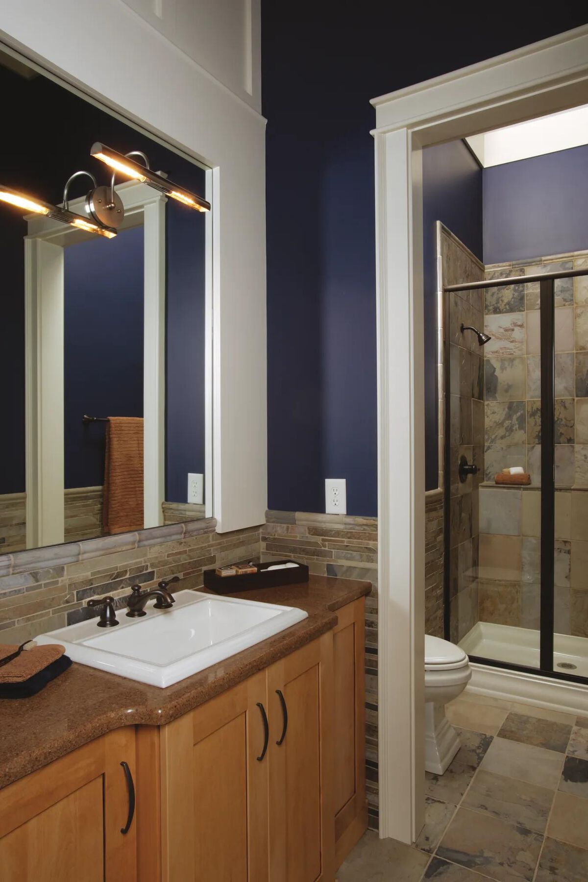 Two Handle Widespread Lavatory - Metal Pop-Up