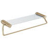 24" Towel Bar with Glass Shelf