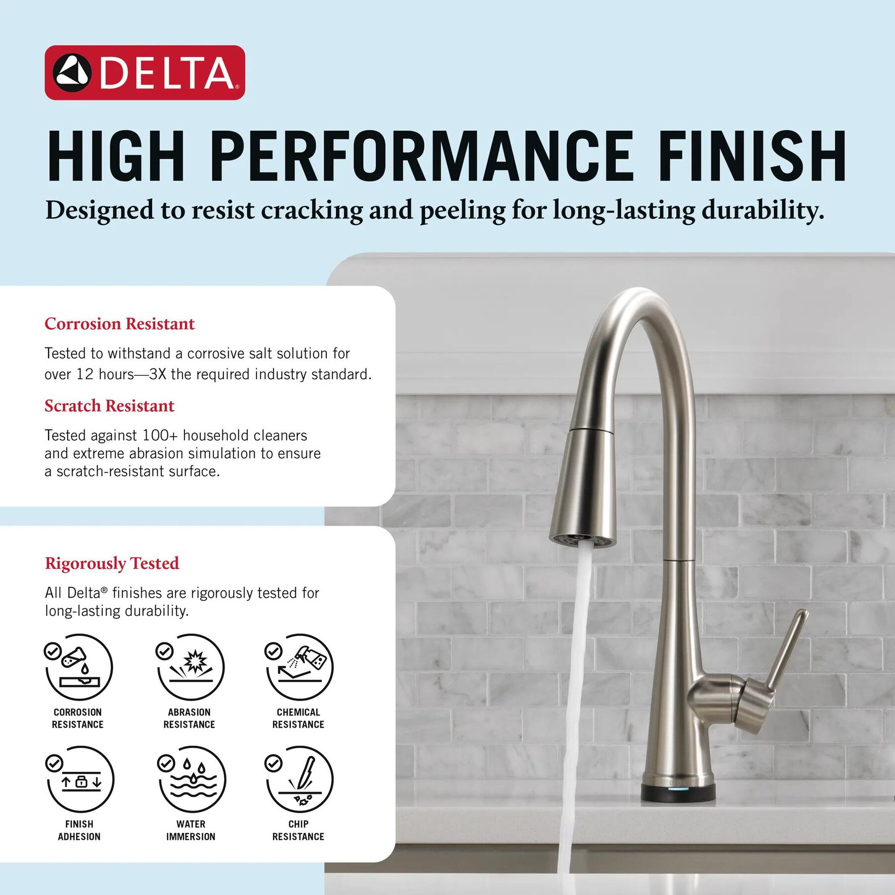 Single Handle Pull-Down Kitchen Faucet with Soap Dispenser and Touch<sub>2</sub>O&reg; Technology
