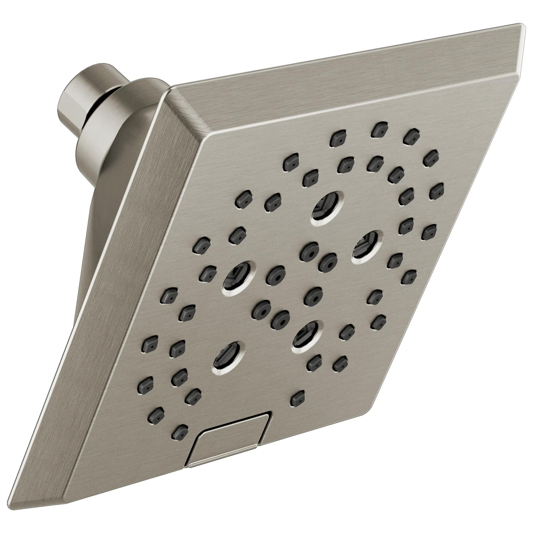 H<sub>2</sub>Okinetic&reg; 5-Setting Angular Modern Raincan Shower Head (Recertified)
