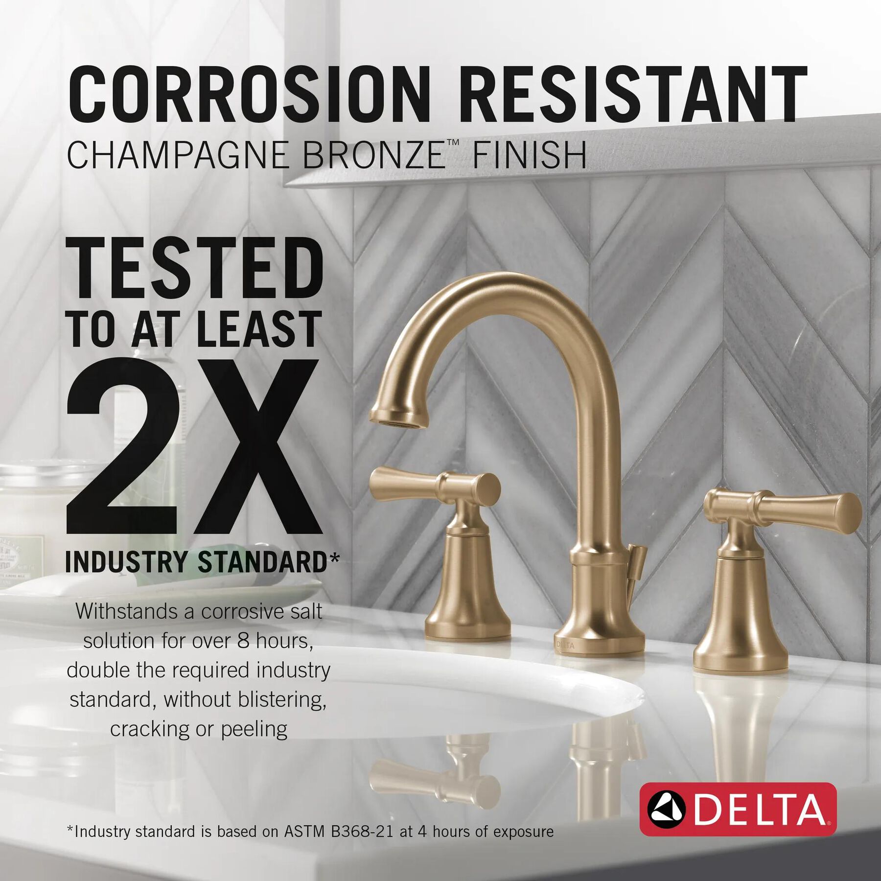 Two Handle Widespread Bathroom Faucet