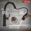 Single Handle Pull-Down Kitchen Faucet (Recertified)