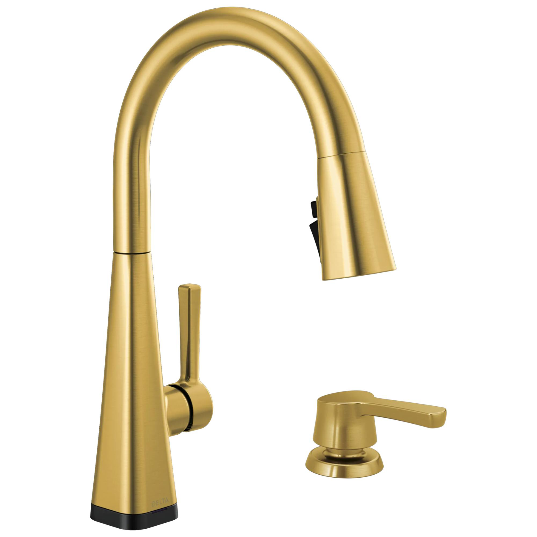 Touch2O Pull-Down Kitchen Faucet with Soap Dispenser Bundle in