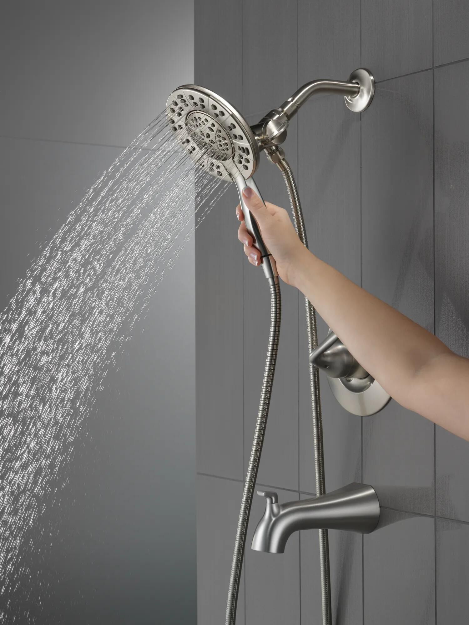 JACKALL ビンビン玉TG120g③ 14 Series Tub & Shower Trim with In2ition® in Spotshield Brushed