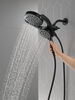 HydroRain&reg; 4-Setting Two-in-One Shower Head (Recertified)