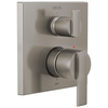 Angular Modern Monitor&reg; 14 Series Valve Trim with 3-Setting Integrated Diverter