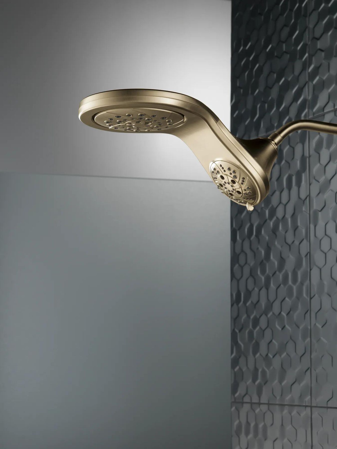 HydroRain&reg; H<sub>2</sub>Okinetic&reg; 5-Setting Two-in-One Shower Head