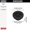 4" Prefab Round Shower Drain (Recertified)