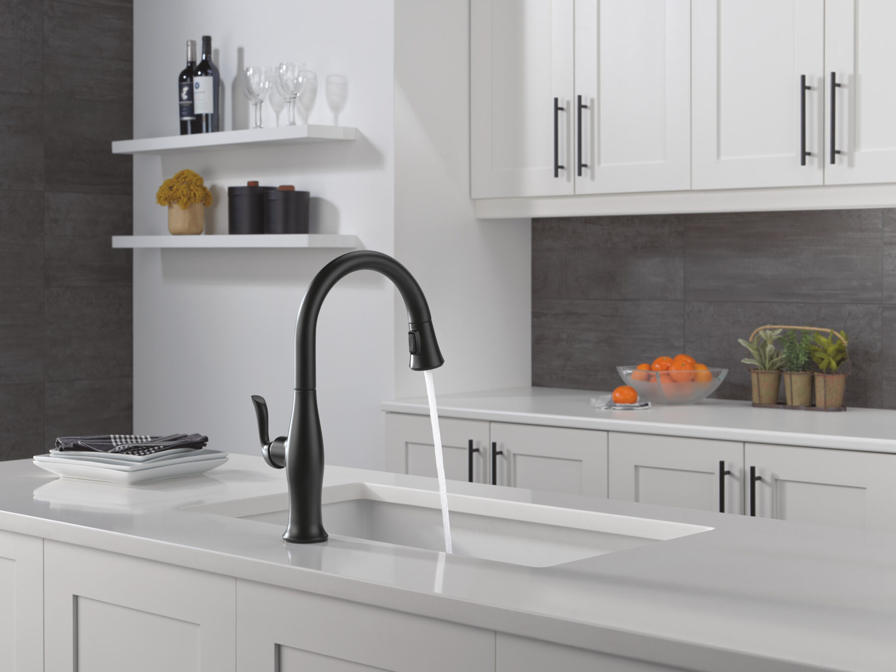 Pull-Down Kitchen 1 Handle with Soap Dispenser Bundle