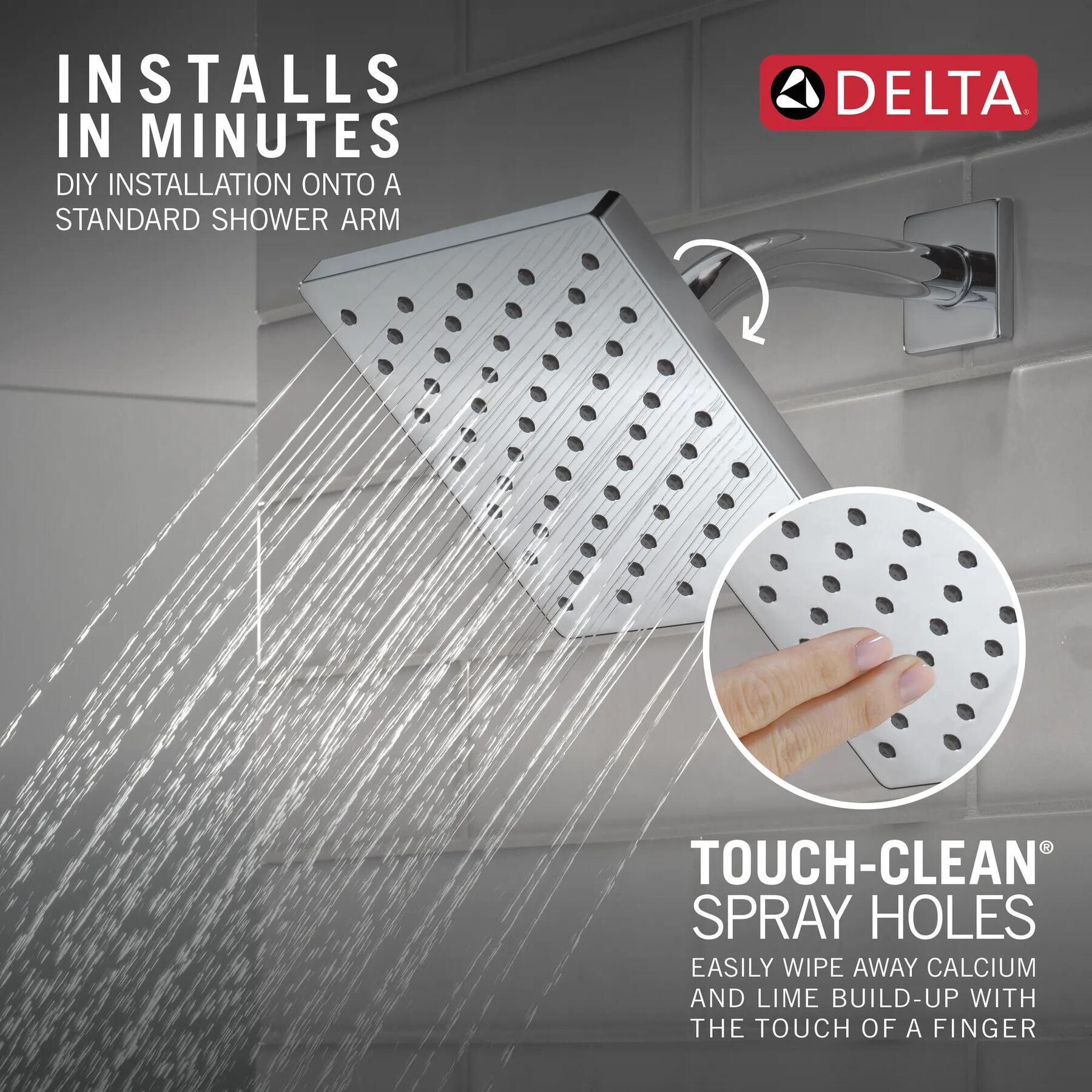 Single-Setting Shower Head