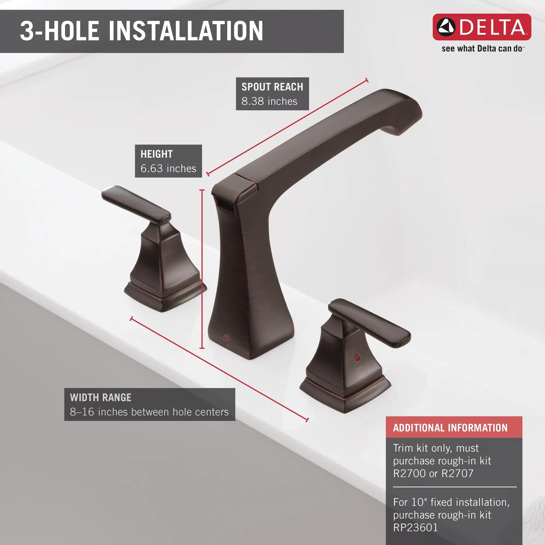 Roman Tub Faucet Trim (Recertified)