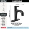 Single Handle Pull-Down Bathroom Faucet (Recertified)