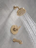 Widespread Lavatory Faucet with 14 Series Tub Shower Trim and Bathroom Accessories Bundle